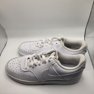 Nike All-White Low Top Sneakers